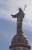 La statue de Ste Odile qui veille sur l'Alsace